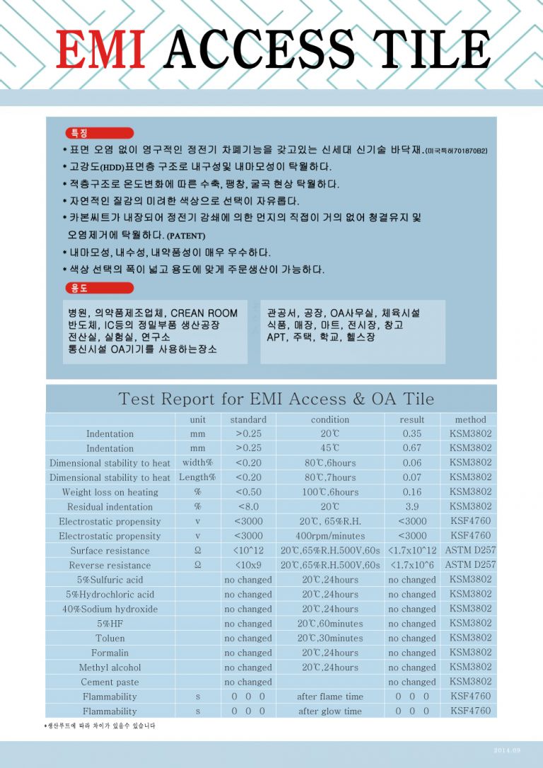 EMI ACCESS FLOOR