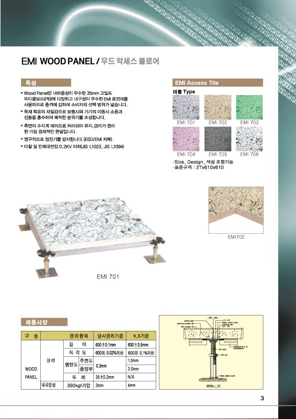EMI ACCESS FLOOR